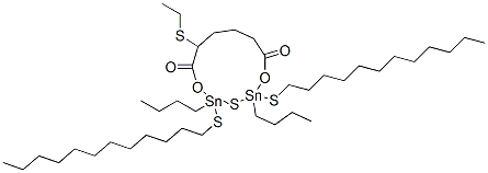 85391-81-7,2,4-dibutyl-2,4-bis(dodecylthio)-7-(ethylthio)-1,5-dioxa-3-thia-2,4-distannacycloundecane-6,11-dione