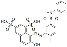 85409-52-5,8-[[5-anilinosulphonyl-2-methylphenyl]azo]-7-hydroxynaphthalene-1,3-disulphonic acid