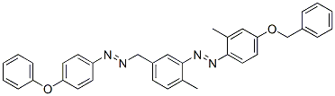 85409-72-9,[3-[[4-(benzyloxy)-o-tolyl]azo]-p-xylene]azo(4-phenoxybenzene)