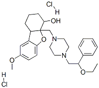 85418-66-2,4a-[[4-(2-ethoxy-2-phenyl-ethyl)piperazin-1-yl]methyl]-8-methoxy-2,3,4 ,9b-tetrahydro-1H-dibenzofuran-4-ol dihydrochloride