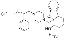85418-68-4,4a-[[4-(2-methoxy-2-phenyl-ethyl)piperazin-1-yl]methyl]-2,3,4,9b-tetra hydro-1H-dibenzofuran-4-ol dihydrochloride