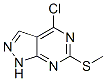 85426-79-5,4-CHLORO-6-(METHYLTHIO)-1H-PYRAZOLO[3,4-D]PYRIMIDINE