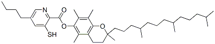 85446-84-0,[2,5,7,8-tetramethyl-2-(4,8,12-trimethyltridecyl)chroman-6-yl] 5-butyl sulfanylpyridine-2-carboxylate