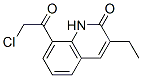 854523-99-2,2(1H)-Quinolinone,  8-(chloroacetyl)-3-ethyl-  (9CI)