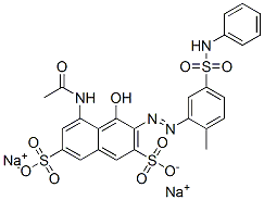 85455-41-0,disodium 5-(acetylamino)-4-hydroxy-3-[[2-methyl-5-[(phenylamino)sulphonyl]phenyl]azo]naphthalene-2,7-disulphonate