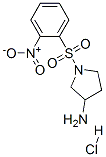 854750-90-6,1-(2-NITRO-BENZENESULFONYL)-PYRROLIDIN-3-YLAMINE HYDROCHLORIDE