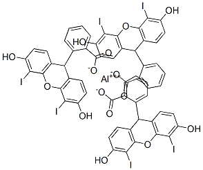 85480-91-7,2-(3,6-dihydroxy-4,5-diiodoxanthen-9-yl)benzoic acid, aluminium salt