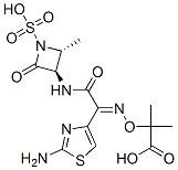 85506-30-5,trans-2-[[[1-(2-aminothiazol-4-yl)-2-[(2-methyl-4-oxo-1-sulphoazetidin-3-yl)amino]-2-oxoethylidene]amino]oxy]-2-methylpropionic acid