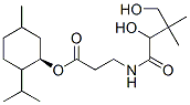 85508-39-0,(1alpha,2beta,5alpha)-5-methyl-2-(1-methylethyl)cyclohexyl (R)-N-(2,4-dihydroxy-3,3-dimethyl-1-oxobutyl)-beta-alaninate