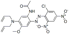 85508-41-4,N-[2-[(2-chloro-4,6-dinitrophenyl)azo]-5-(diallylamino)-4-methoxyphenyl]acetamide