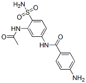 85650-64-2,2-acetamido-4-[(4-aminobenzoyl)amino]benzenesulphonamide