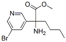 856886-54-9,methyl 2-amino-2-(5-bromopyridin-3-yl)hexanoate