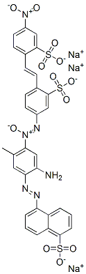 85711-25-7,trisodium 5-[[2-amino-5-methyl-4-[[4-[2-(4-nitro-2-sulphonatophenyl)vinyl]-3-sulphonatophenyl]azoxy]phenyl]azo]naphthalene-1-sulphonate