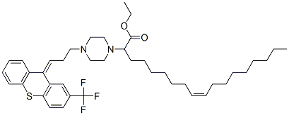 85721-06-8,(Z)-2-[4-[3-[2-(trifluoromethyl)-9H-thioxanthen-9-ylidene]propyl]-1-piperazinyl]ethyl oleate