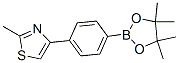 857283-68-2,2-METHYL-4-[4-(4,4,5,5-TETRAMETHYL-1,3,2-DIOXABOROLAN-2-YL)PHENYL]-1,3-THIAZOLE