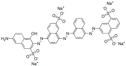 85750-04-5,3-[[4-[[4-[(6-amino-1-hydroxy-3-sulpho-2-naphthyl)azo]-7-sulpho-1-naphthyl]azo]-1-naphthyl]azo]naphthalene-1,5-disulphonic acid, sodium salt