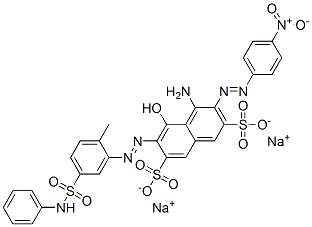 85750-17-0,disodium 4-amino-5-hydroxy-6-[[2-methyl-5-[(phenylamino)sulphonyl]phenyl]azo]-3-[(4-nitrophenyl)azo]naphthalene-2,7-disulphonate