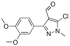 857640-09-6,5-CHLORO-3-(3,4-DIMETHOXYPHENYL)-1-METHYL-1H-PYRAZOLE-4-CARBOXALDEHYDE