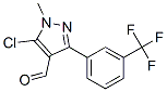 857640-21-2,5-CHLORO-1-METHYL-3-[3-(TRIFLUOROMETHYL)PHENYL]-1H-PYRAZOLE-4-CARBOXALDEHYDE