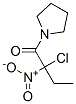 85823-08-1,Pyrrolidine, 1-(2-chloro-2-nitro-1-oxobutyl)- (9CI)