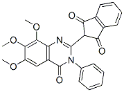 858645-51-9,1H-Indene-1,3(2H)-dione,  2-(3,4-dihydro-6,7,8-trimethoxy-4-oxo-3-phenyl-2-quinazolinyl)-