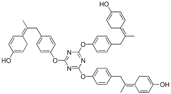 85896-30-6,p,p',p''-[1,3,5-triazine-2,4,6-triyltris[oxy-4,1-phenyleneisopropylidene]]trisphenol