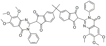 859220-71-6,1H-Indene-1,3(2H)-dione,  5,5-(1-methylethylidene)bis[2-(3,4-dihydro-6,7,8-trimethoxy-4-oxo-3-phenyl-2-quinazolinyl)-