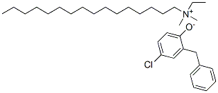 85940-53-0,ethylhexadecyldimethylammonium 2-benzyl-4-chlorophenolate