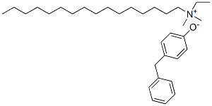 85940-55-2,ethylhexadecyldimethylammonium p-benzylphenolate