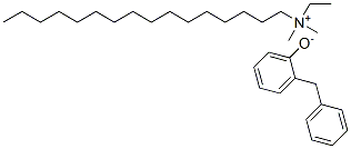85940-56-3,ethylhexadecyldimethylammonium 2-benzylphenolate