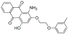 85946-14-1,1-amino-4-hydroxy-2-[2-(3-methylphenoxy)ethoxy]anthraquinone