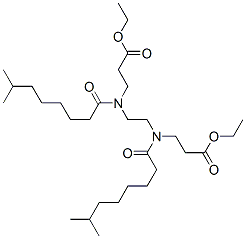 85958-95-8,diethyl N,N'-ethane-1,2-diylbis[N-(1-oxoisononyl)-beta-alaninate]
