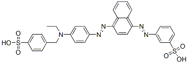 85959-35-9,3-[[4-[[4-[ethyl[(4-sulphophenyl)methyl]amino]phenyl]azo]-1-naphthyl]azo]benzenesulphonic acid