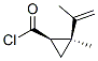 86133-43-9,Cyclopropanecarbonyl chloride, 2-methyl-2-(1-methylethenyl)-, cis- (9CI)