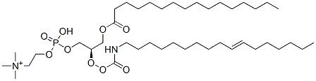 86161-89-9,1-palmitoyl-2-heptadec-10-enylcarbamyloxy-sn-glycero-3-phosphorylcholine