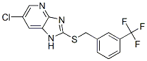 861639-21-6,1H-IMIDAZO[4,5-B]PYRIDINE,6-CHLORO-2-[[[3-(TRIFLUOROMETHYL)PHENYL]METHYL]THIO]-