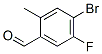 861928-26-9,4-BROMO-5-FLUORO-2-METHYLBENZALDEHYDE