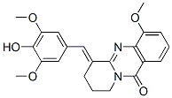862080-91-9,11H-Pyrido[2,1-b]quinazolin-11-one,  6,7,8,9-tetrahydro-6-[(4-hydroxy-3,5-dimethoxyphenyl)methylene]-4-methoxy-,  (6E)-