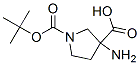 862372-66-5,3-AMINO-PYRROLIDINE-1,3-DICARBOXYLIC ACID 1-TERT-BUTYL ESTER