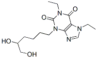 86257-04-7,3-(5,6-dihydroxyhexyl)-1,7-diethyl-purine-2,6-dione