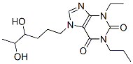 86257-37-6,7-(4,5-dihydroxyhexyl)-3-ethyl-1-propyl-purine-2,6-dione