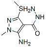 863312-78-1,1H-Pyrazole-4-carboxylicacid,5-amino-1-methyl-3-(methylthio)-,hydrazide(9CI)