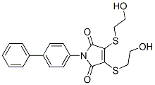 863886-38-8,1H-Pyrrole-2,5-dione, 1-[1,1'-biphenyl]-4-yl-3,4-bis[(2-hydroxyethyl)thio]-