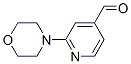 864068-87-1,2-MORPHOLINOISONICOTINALDEHYDE