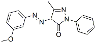 86427-68-1,2,4-dihydro-4-[(3-methoxyphenyl)azo]-5-methyl-2-phenyl-3H-pyrazol-3-one