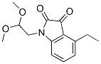 864685-11-0,1-(2,2-DIMETHOXY-ETHYL)-4-ETHYL-1H-INDOLE-2,3-DIONE