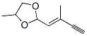 86574-05-2,1,3-Dioxolane,  4-methyl-2-(2-methyl-1-buten-3-ynyl)-  (9CI)