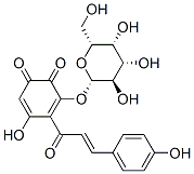 86579-00-2,4-hydroxy-3-[3-(4-hydroxyphenyl)prop-2-enoyl]-2-[(2S,3R,4S,5R,6R)-3,4,5-trihydroxy-6-(hydroxymethyl)oxan-2-yl]oxy-cyclohexa-2,4-diene-1,6-dione