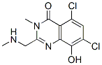866318-15-2,4(3H)-Quinazolinone,  5,7-dichloro-8-hydroxy-3-methyl-2-[(methylamino)methyl]-