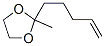 86646-44-8,1,3-Dioxolane,  2-methyl-2-(4-pentenyl)-  (9CI)